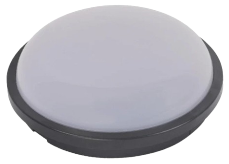 Round Black LED Bulkhead 20 Watts