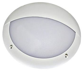 Bulkhead Outdoor Light with Bayer Polycarbonate White