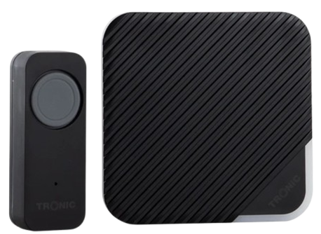 Mini Wireless Black Doorbell