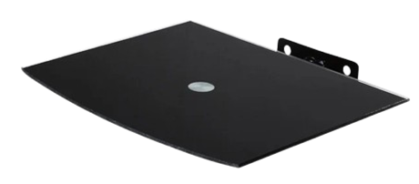 TV Top Wall Mounted Glass Shelf