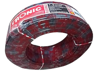 Flexible 3 Core Cable 2.5mm - Black