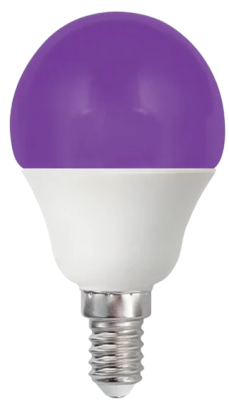 Bulb LED 2 Watts Purple E14 (Small Screw)
