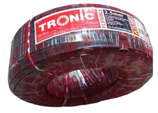 Tronic Electrical Cable 2.5mm 4 Core Flexible Black