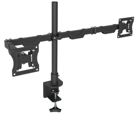Vertical Stacking Dual Monitor Desk Mount