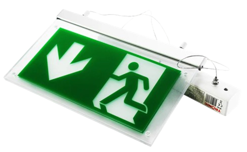 Hanging LED Exit Light With 4 Sticker